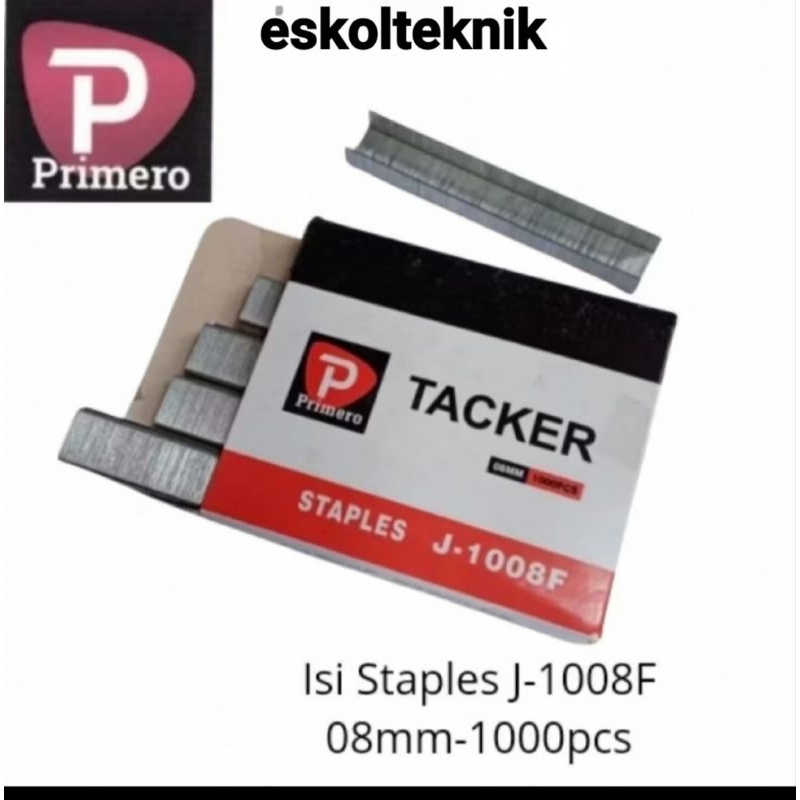 

Isi Staples J-1008F (1000pcs) Primero/Paku Tembak Staples J-1008F Primero/Isi Refill Staples J-1008F