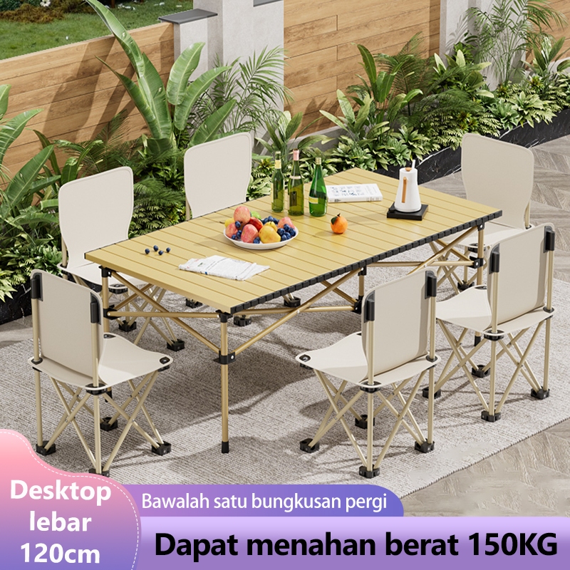 jaduoao Meja Camping Lipat Outdoor Meja Lipat Outdoor Baja Karbon Meja foldable Camping table outdoo
