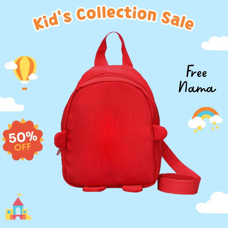 Tas Mini Anak Polos - Tas Sekolah Anak Tk Paud Polos