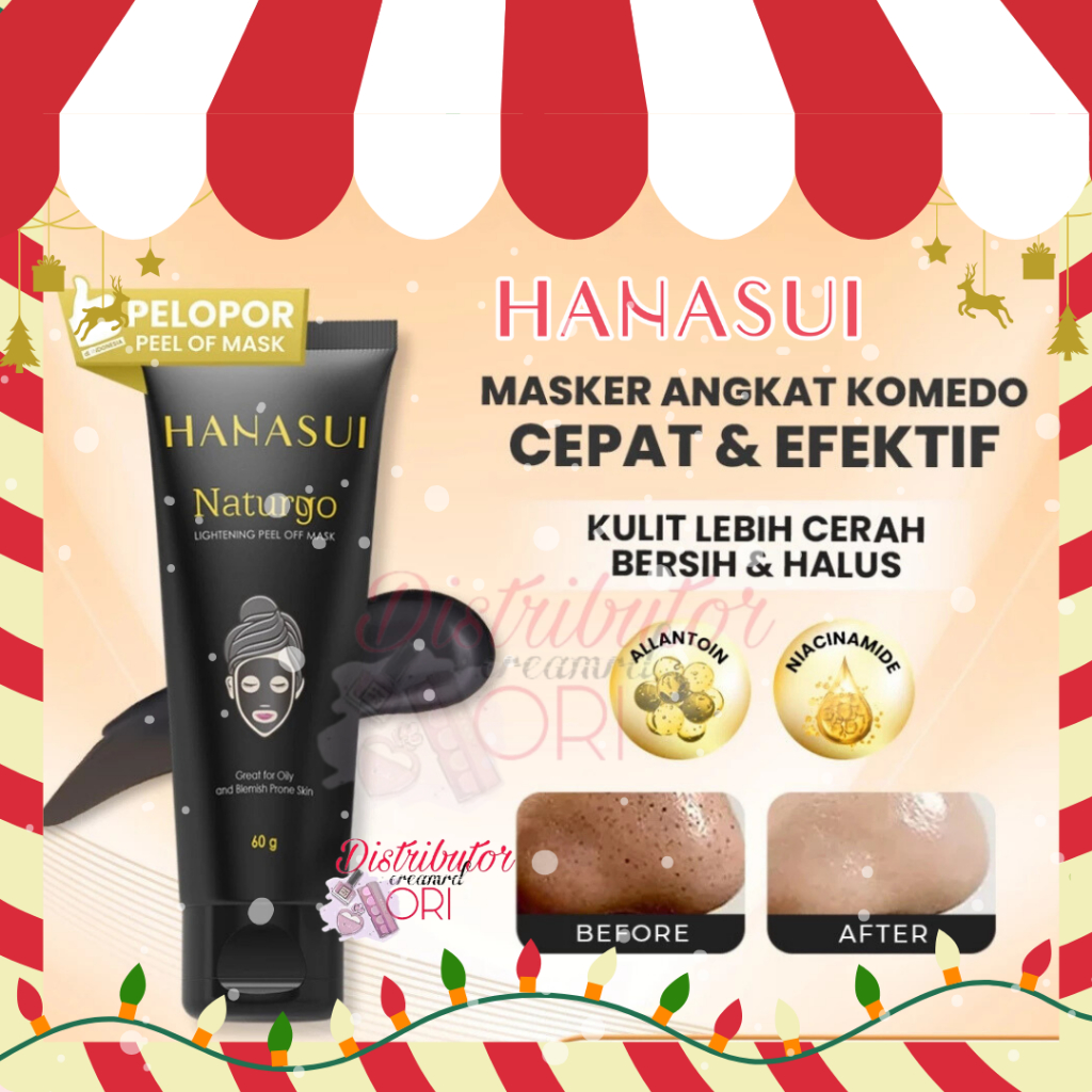 ORI BPOM MASKER SHILLS PEEL OFF BLACK MASK SHILLS / HANASUI BLACK TUBE NATURGO