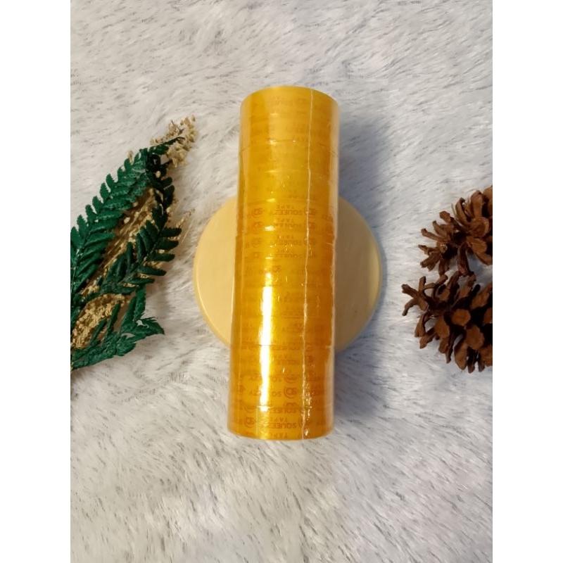 

Squeezy Tape | Isolasi Selotip Bening Kecil ½in × 25m