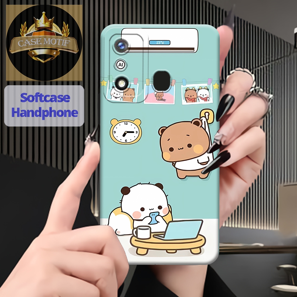 Softcase Itel A27 Casing Itel A26 A27 4G Terbaru 2022 Softcase Casing Silikon Case Pelindung Hp