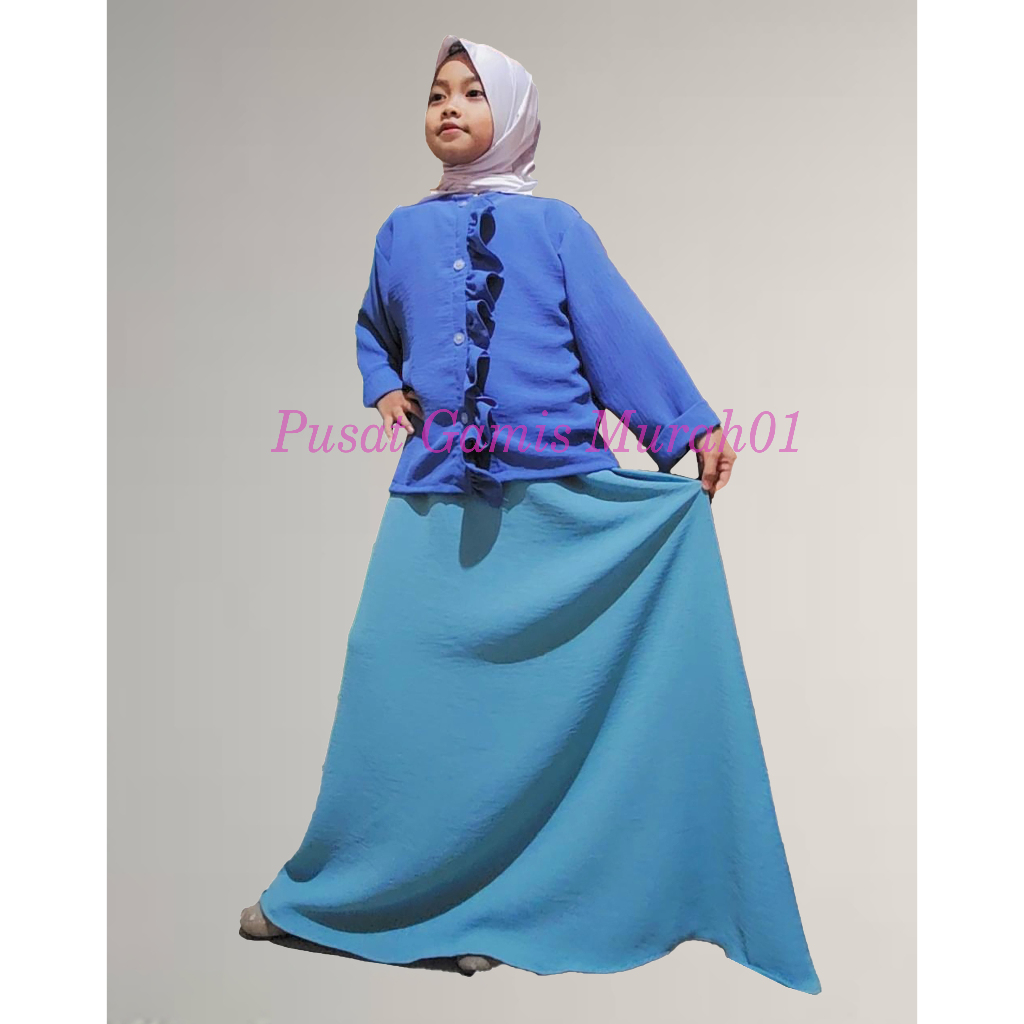 Gamis Rompi Anak Perempuan Aura Kids Set