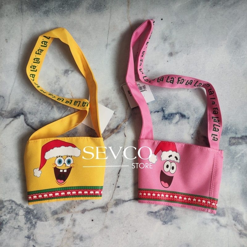 STARBUCKS Tumbler Holder Spongebob