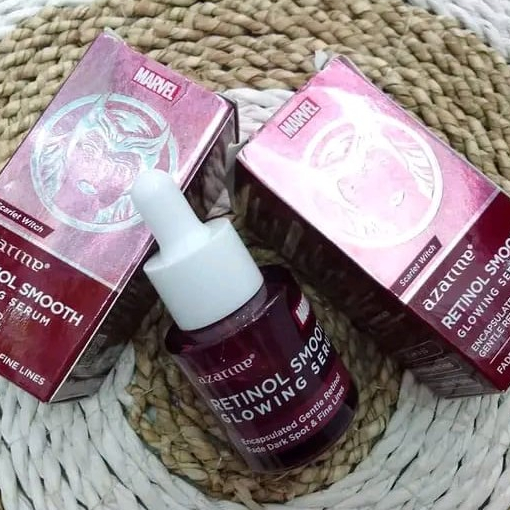 AZARINE RETINOL SMOOTH GLOWING SERUM 20 ML / SERUM WAJAH MARVEL RETINOL SERUM AZARINE