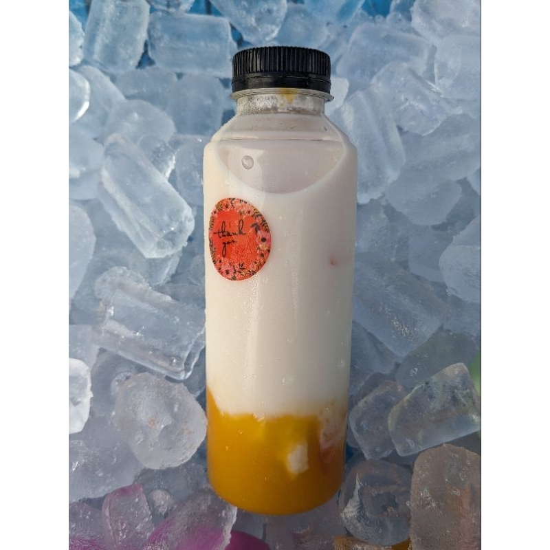 

Creamymilkjelly-mangga,melon,buahnaga,strawberry-UK.250ML-Homemadebyfeeling