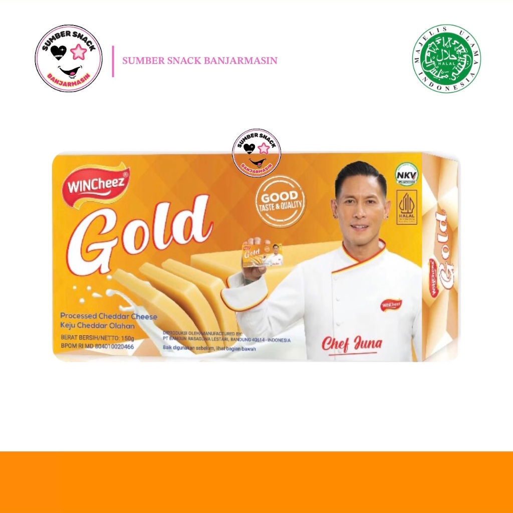 

Wincheez Gold Keju Cheddar Olahan (170g)