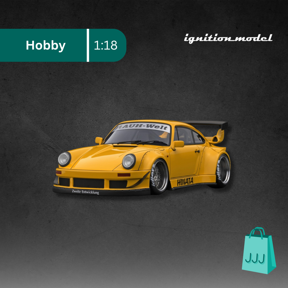 Ignition Model / 1:18 Porsche RWB 930 Yellow / Diecast