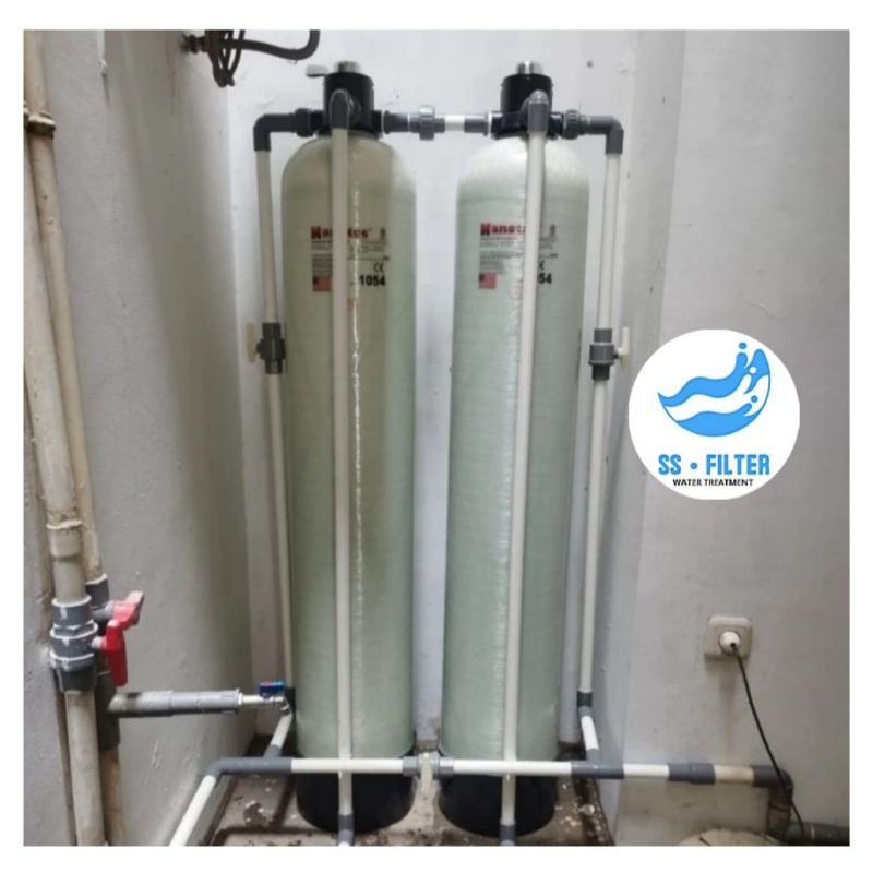 Filter Air 2 Tabung / Filter Air Keruh / Filter Air Kotor / Filter Air Sumur Bor