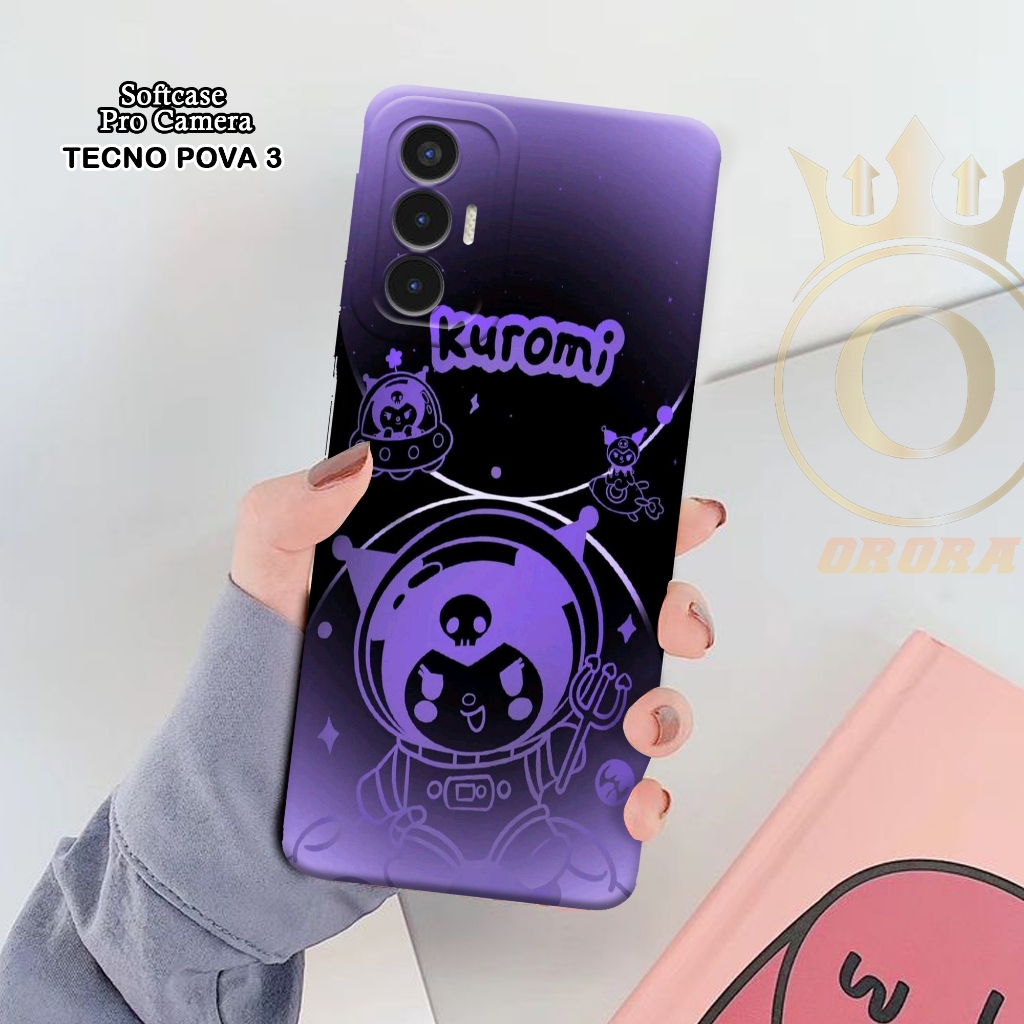 Softcase Tecno Pova 3 - ORORA  - Casing Tecno Pova 3 - Motif case CARTOON - Tecno - Softcase Tecno P