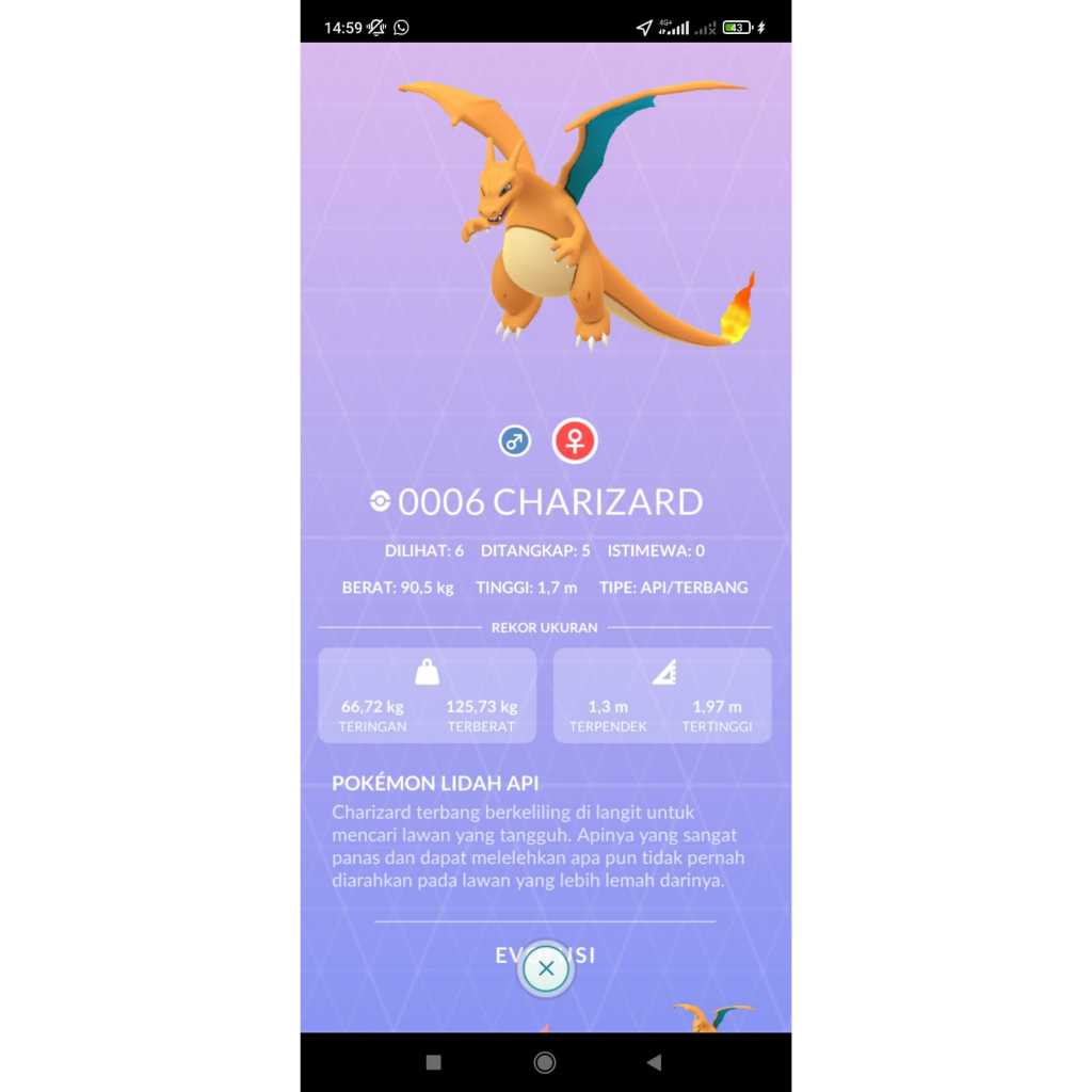 Charizard Pokemon Go