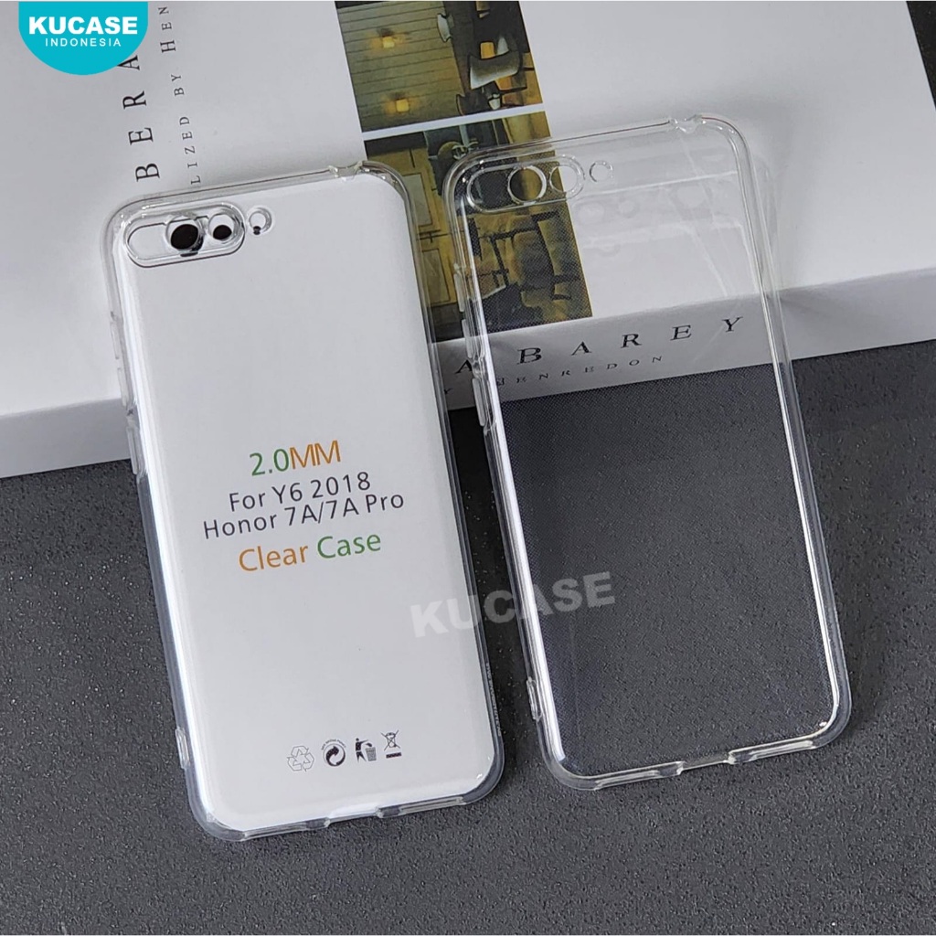 Honor 7A Honor 8X  Clear Case 2.0mm Softcase Bening Transparan Case Honor 7A Honor 8X