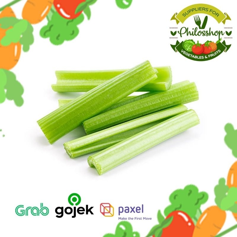 

PREMIUM!! CELERY STICK IMPORT Tanpa Daun Tanpa Bonggol / Celery 1kg