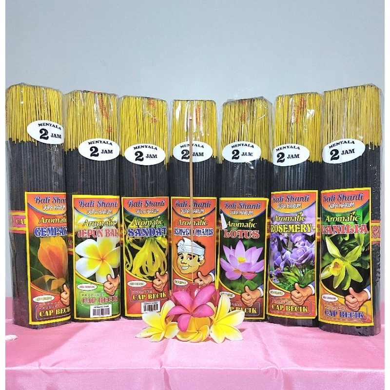 Dupa Cap Becik Bali Shanti Aromatic Wangi 2 Jam - Dupa Harum Bali Shanti