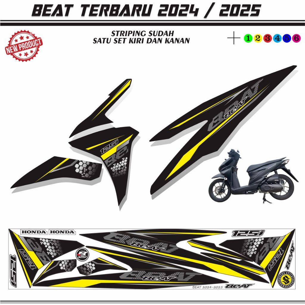Striping Sticker Beat New 2024 motif Street Stiker Beat Street New 2024 STRIPING NEW BEAT 2024
