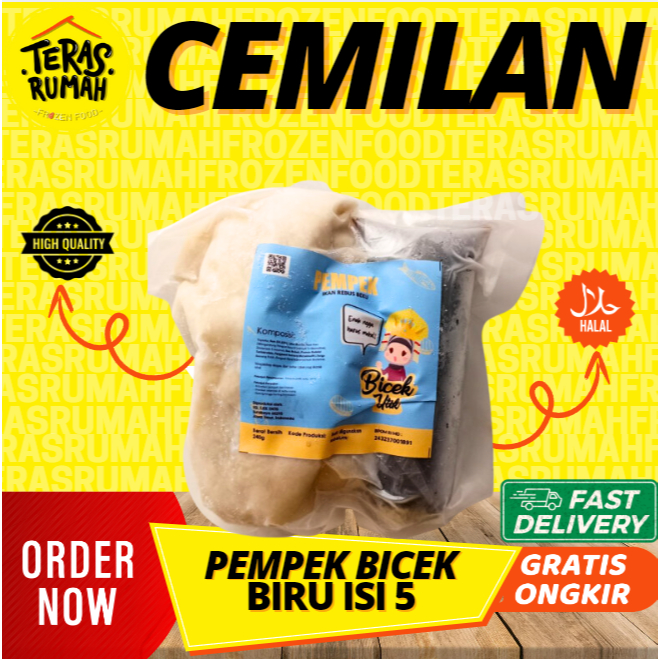 

PEMPEK BICEK BIRU ISI 5 (KAPAL SELAM, LENJER, CUKO)