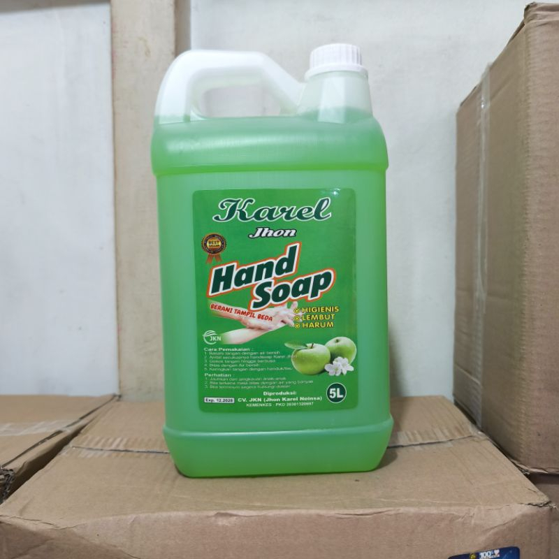 Hand soap 5 liter Apel / hand wash / sabun cuci tangan 5 liter Apel