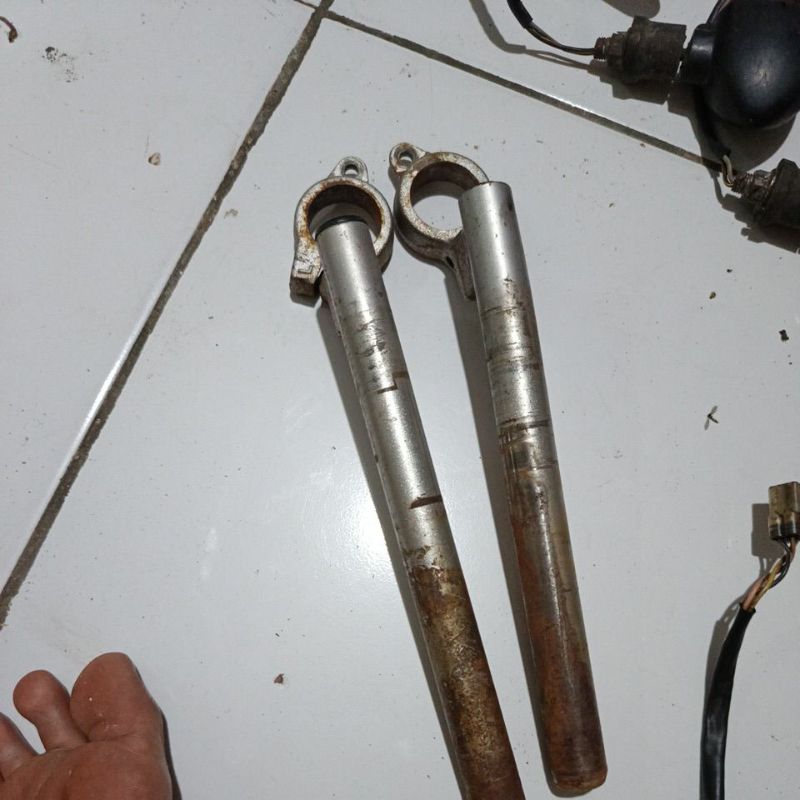 stang jepit ninja r ninja ss stang original copotan