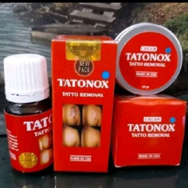 2in1 Paket hemat TATTONOX removal + TATTONOX cream penghilang tatto permanen