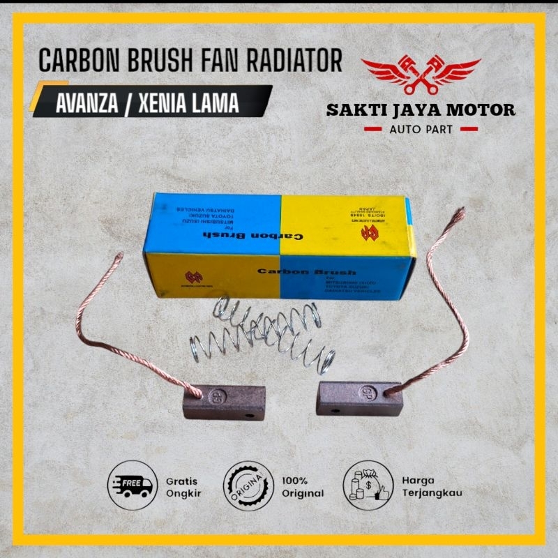 Carbon Brush Fan Radiator Avanza/Xenia 2005-2011