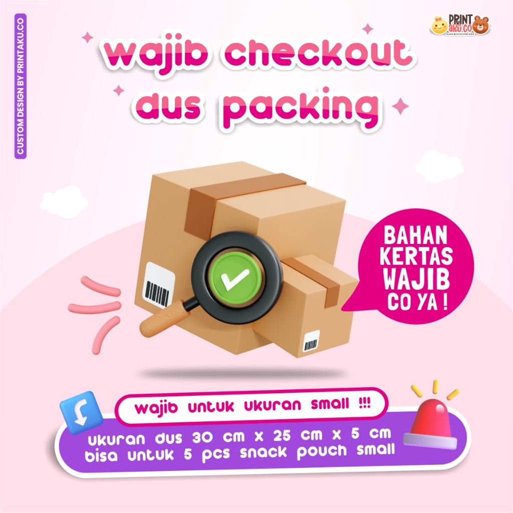 

Tambahan Packing Box/Kardus | Untuk Paket Mendarat Dengan Aman