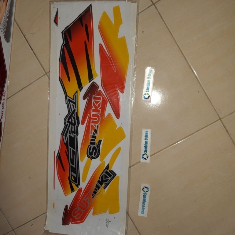 striping stiker list bodi body suzuki RGR TXR malaysia