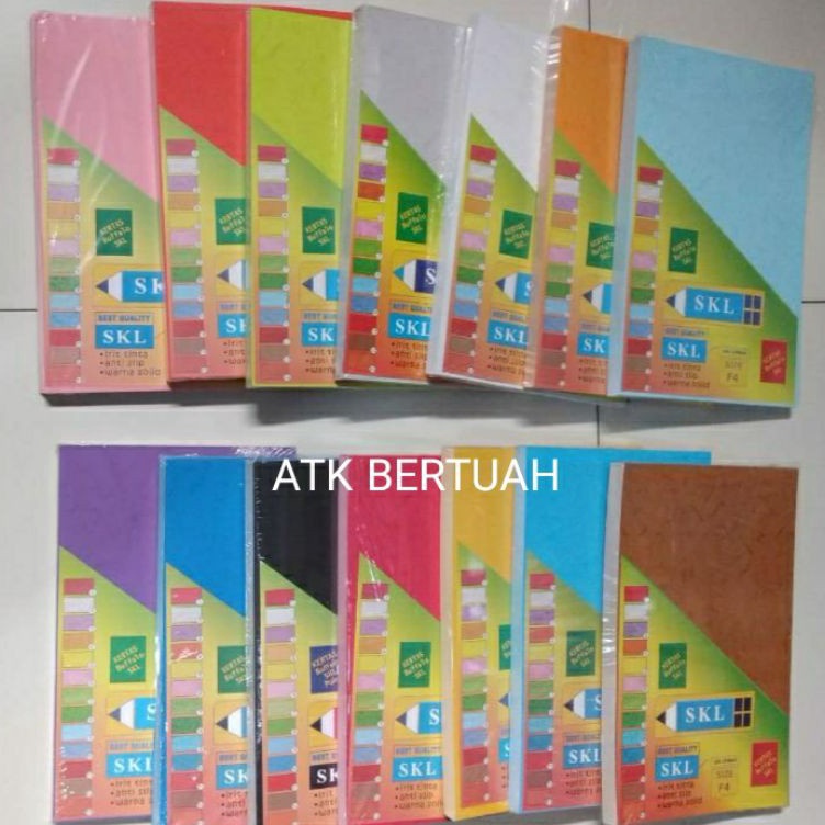 

KATYC9576 1 LEMBAR KERTAS KARTON JILID BUFALO F4 FOLIO
