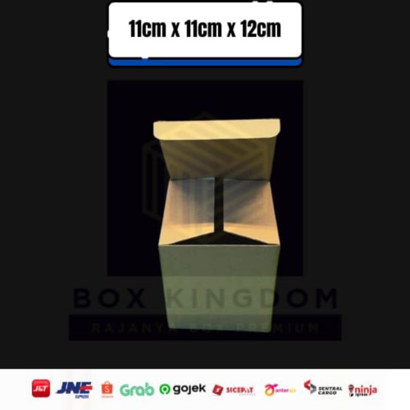 

Kardus diecut ukuran (PxLxT) 11x11x12 cm...cocok untuk packing aksesoris - souvenir -dll