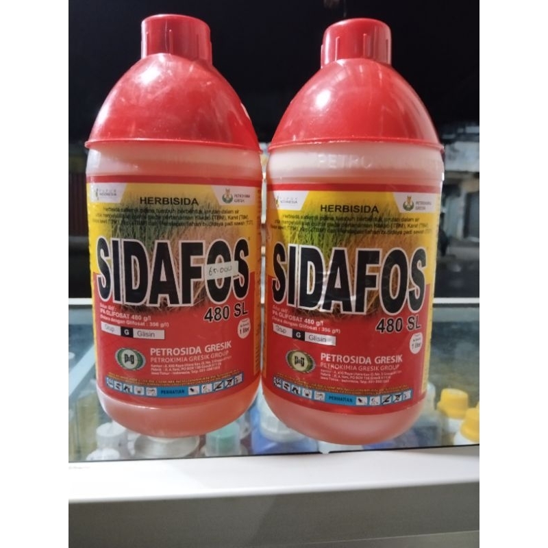 HERBISIDA SIDAFOS 480SL 1L / OBAT RUMPUT