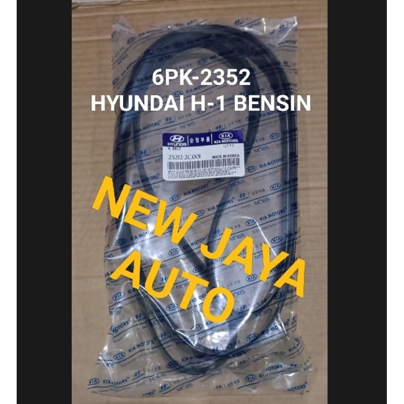 FAN VAN BELT TALI KIPAS 6PK2352 HYUNDAI H1 BENSIN 6PK-2352