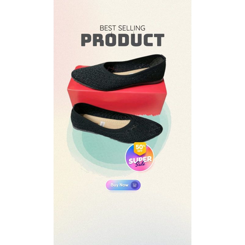 Sepatu rajut wanita terbaru sepatu wanita flatshoes rajut wanita
