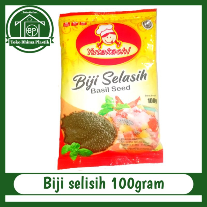 

BIJI SELASIH 100gram YUTAKACHI Basil seed / BIJI SELASIH berkualitas