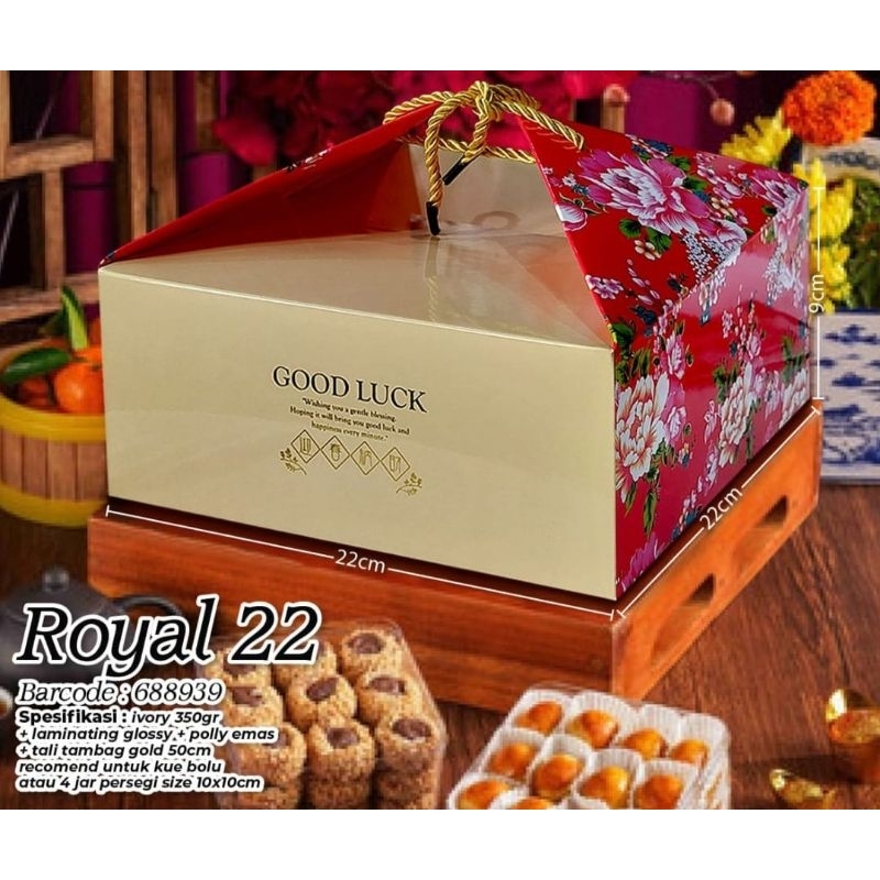 

Cny Imlek Dus Kue UK.22*22*9cm/2p