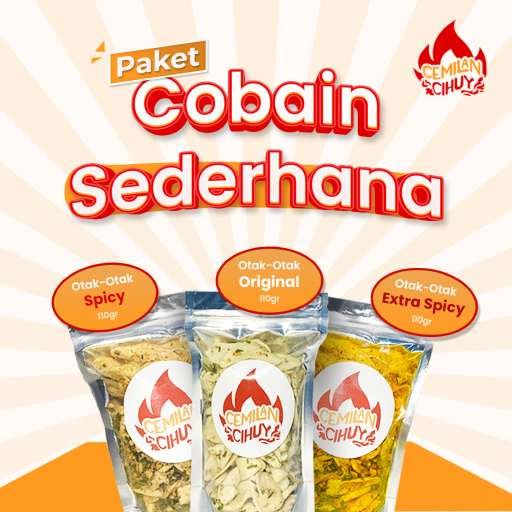 

[Cemilan Cihuy] Paket Cobain Sederhana Otak Otak