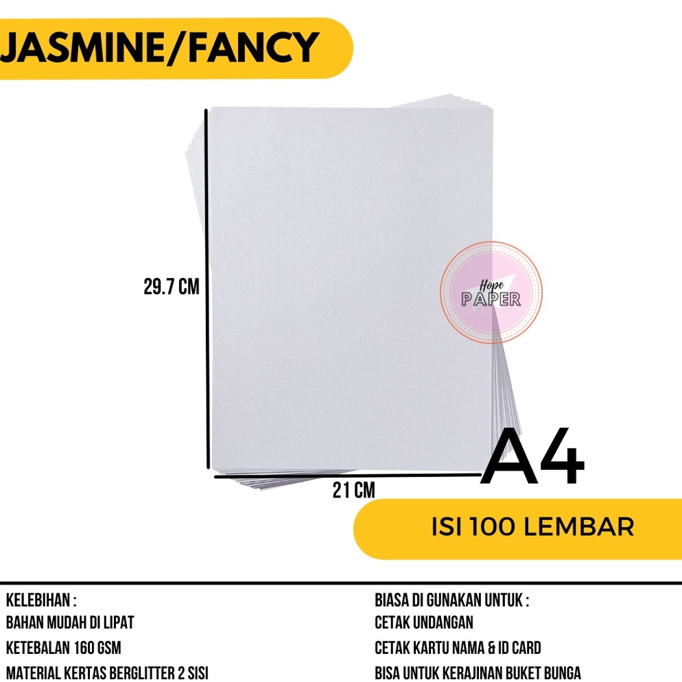 

DLYPH4153 Kertas Jasmine Paper Flower A4 isi 1 lembar Kertas Jasmine A4 Kertas Jasmin