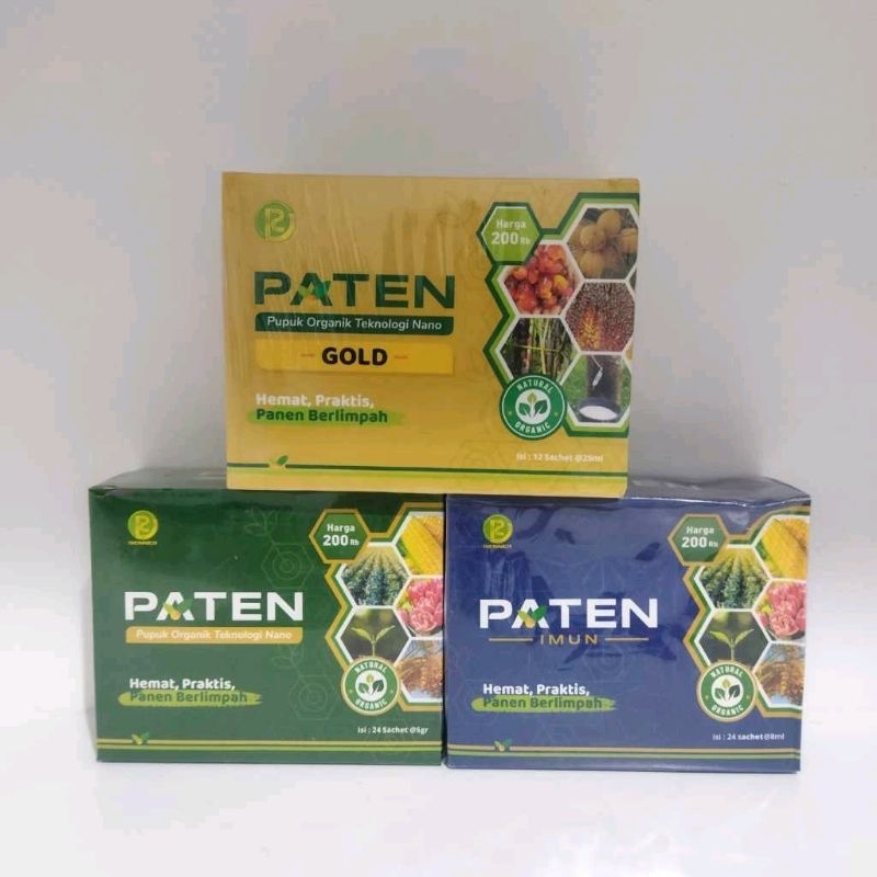 Pupuk Paten Gold - Paten Organik - imun Paten teknologi Nano