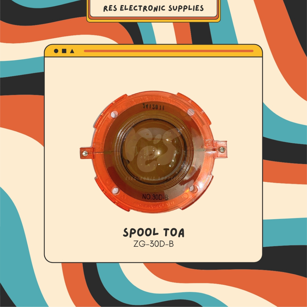 〚RES〛Sparepart Part Spool Pengeras Suara Diapraghm Diapraghma TOA ZG-30D-B 50W 50 Watt TOA ZH-5025B,