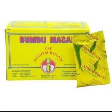

Atoom Bulan Bumbu Masa Cap Atom 1 box isi 20