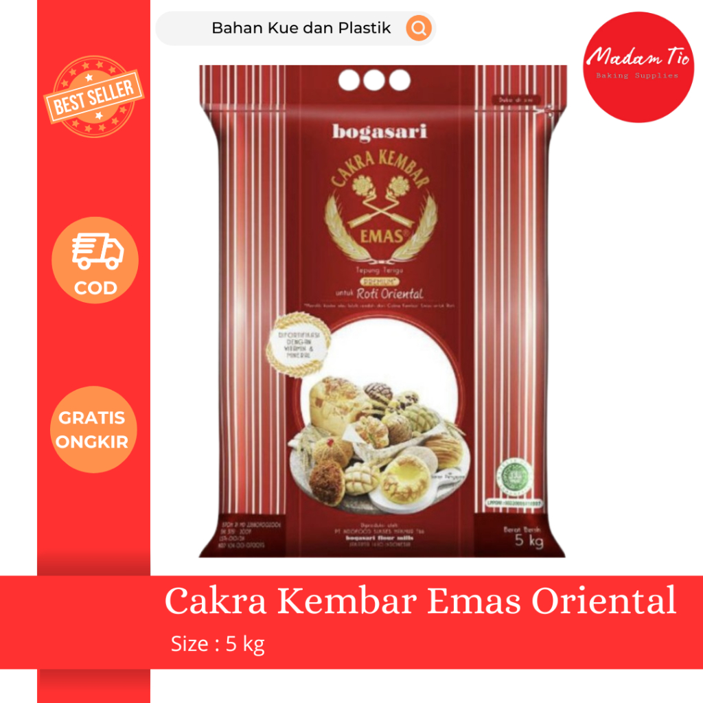 

Cakra Kembar Emas Oriental 5kg 1pcs