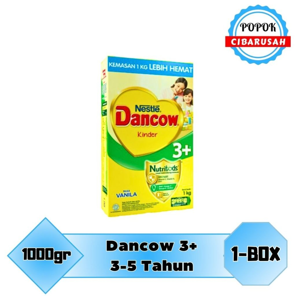 

Dancow 3+ Usia 3-5 Tahun Rasa Madu, Vanila 1kg/popokcibarusah