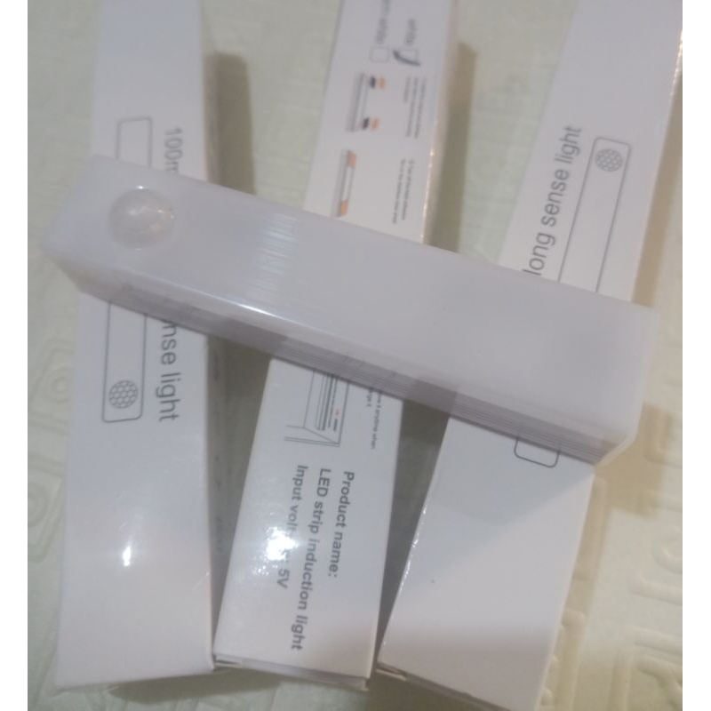 lampu mini emergency cas ulang warna putih 10 cm