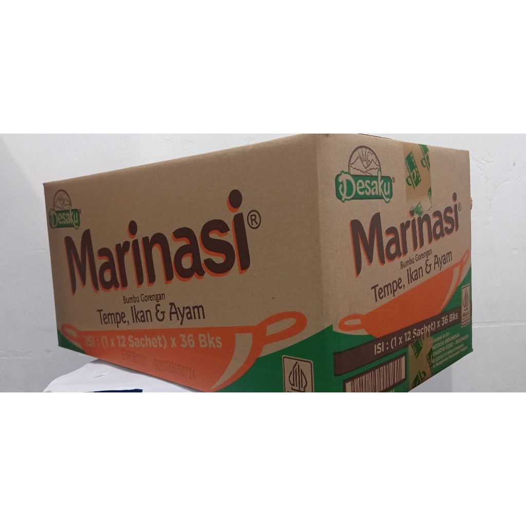 

(mlg-jatim) 1 dus - Desaku Bumbu Marinasi 1 dus isi 36 bks - per renceng 15 gr x 12 sachet