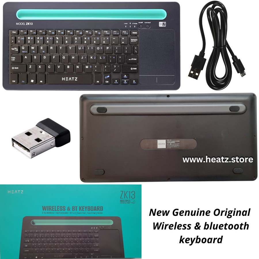 Keyboard Wireless Bluetooth Original Heatz - ZK13