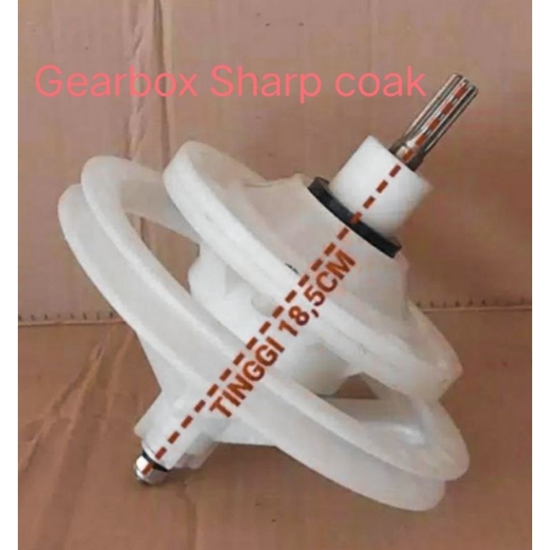 gearbox mesin cuci sharp 2 tabung