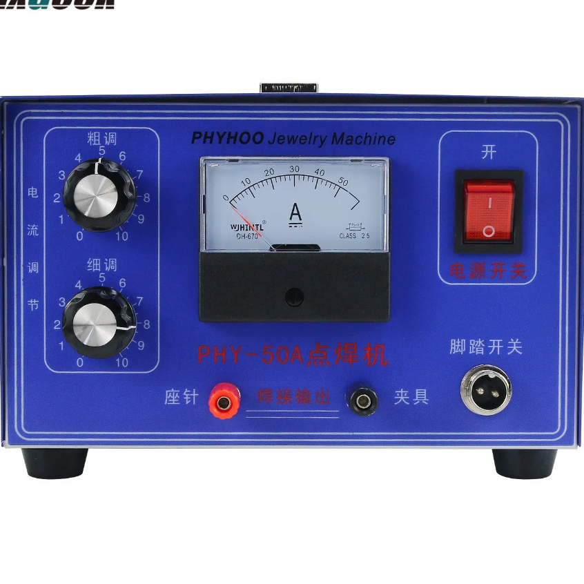 400W 50A Mesin Las Laser Perhiasan 110V / 220V Mesin Las Spot Mini Opsional