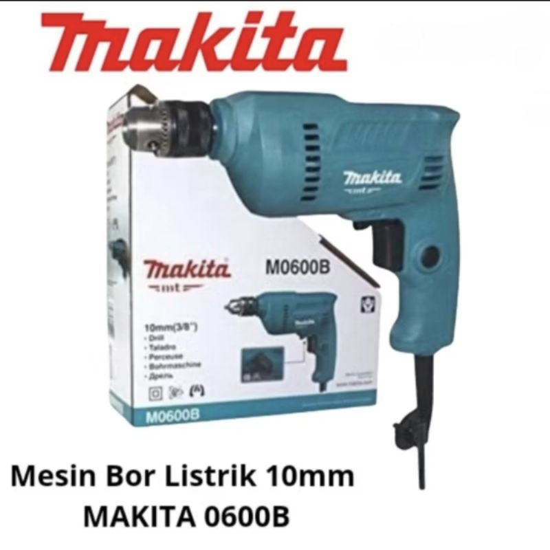 ALUMAGADA MESIN BOR LISTRIK 10MM MAKITA M 0600B ASLI