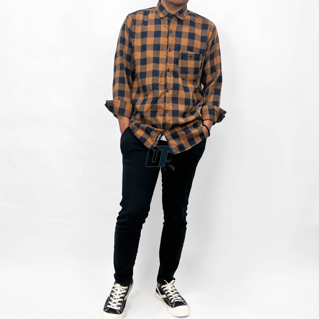 New Kemeja Flanel Pria Kemeja Pria Flanel Pria Flanel Kemeja Flanel Unisex Kemeja Flanel Terlaris