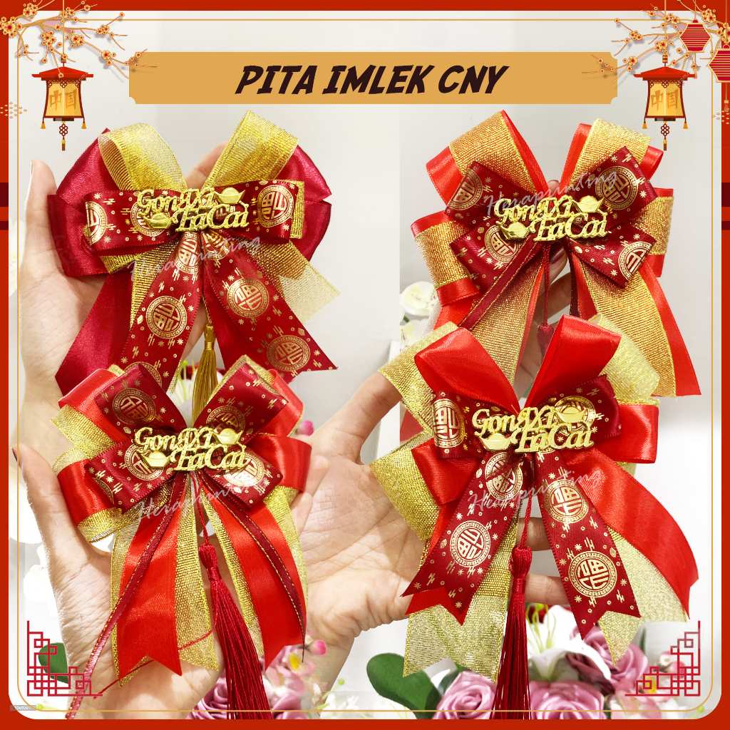 

Pita imlek siap pakai Chinese new year gongxi fa cai PITA TAHUN BARU CINA
