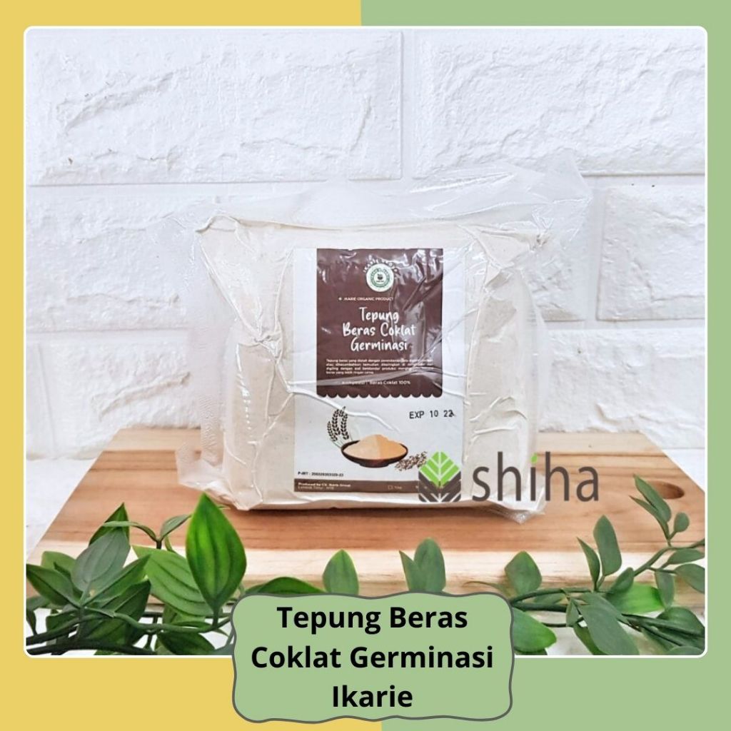 

SHIHA - Tepung Beras Coklat Germinasi 250gr Ikarie Organic