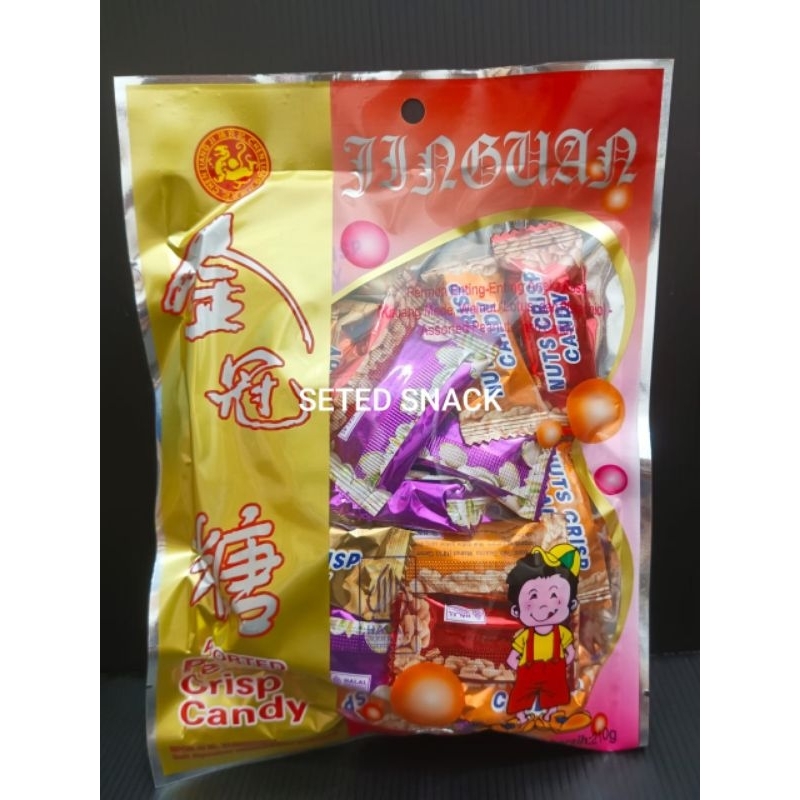 

Bingkisan Imlek Asorted Crisp Candy / Teng Teng Kacang 210Gram